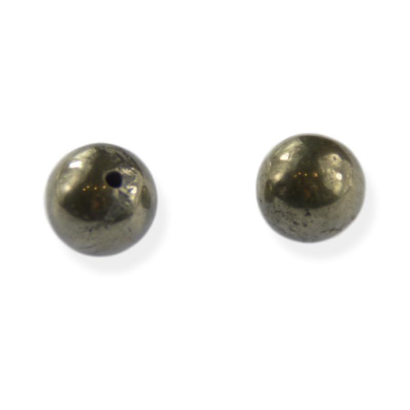 8 mm Anborede Pyrit perler